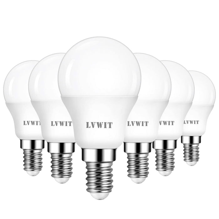 E14 Golf Ball LED Light Bulb ,6.5W P45/G45 Ball Bulbs 60W Equival