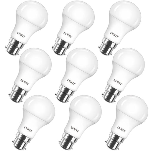 LED Light Bulbs, B22 1800Lm A75 Bulbs, 6500K Daylight 6PCS