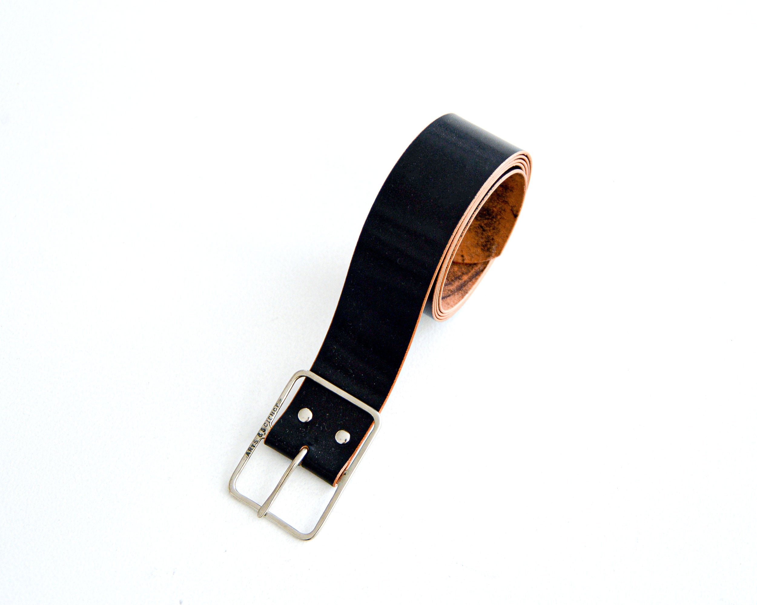 ARTS & SCIENCE／Thin buckle belt M (Black) – LABORATORIO