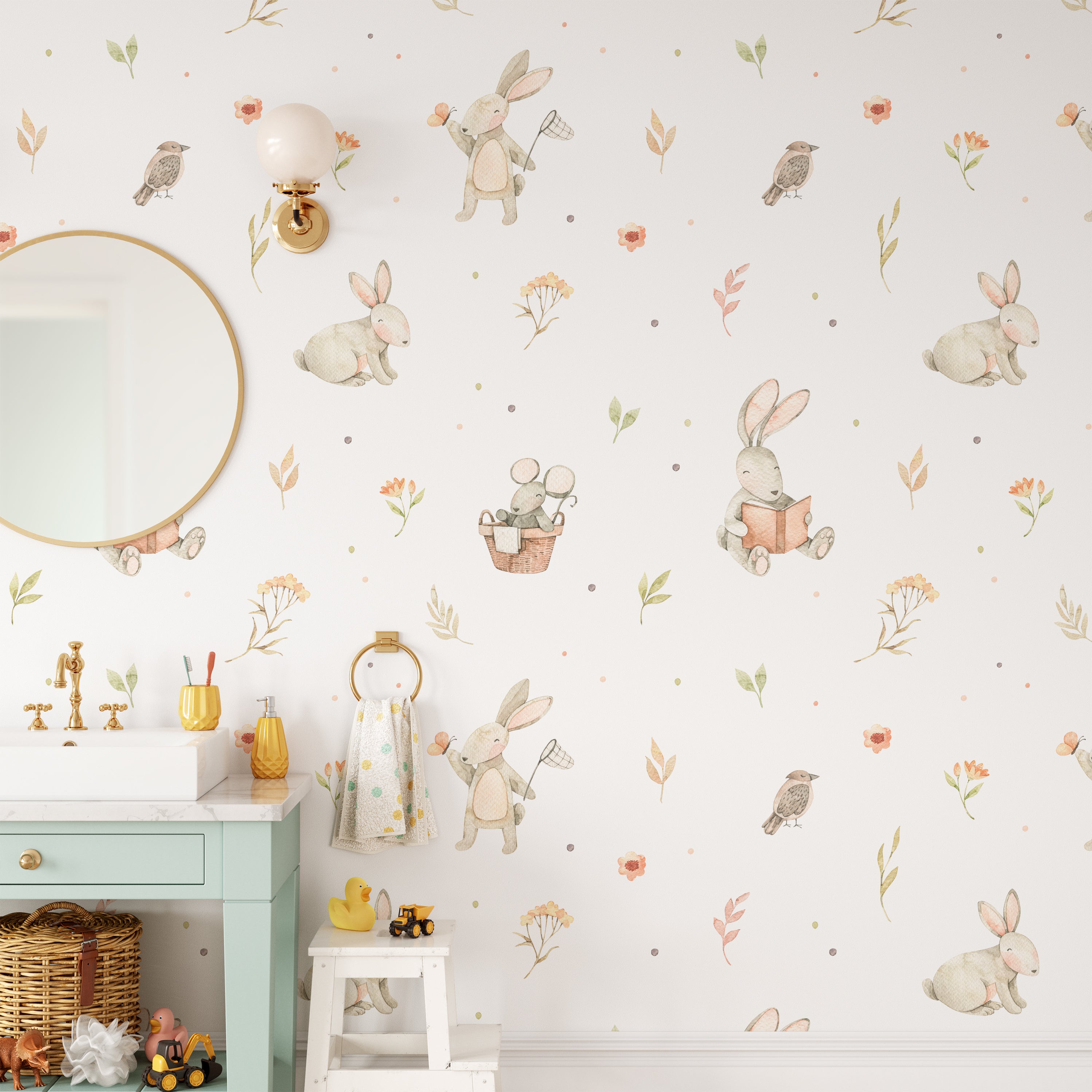how to create the ultimate playroom wallpaper  TwinPickle