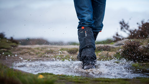 Terra Nova gaiters for lower leg protection from water