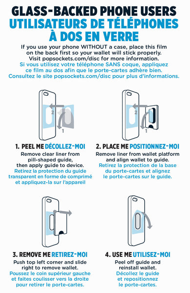 PopWallet Glass Backed