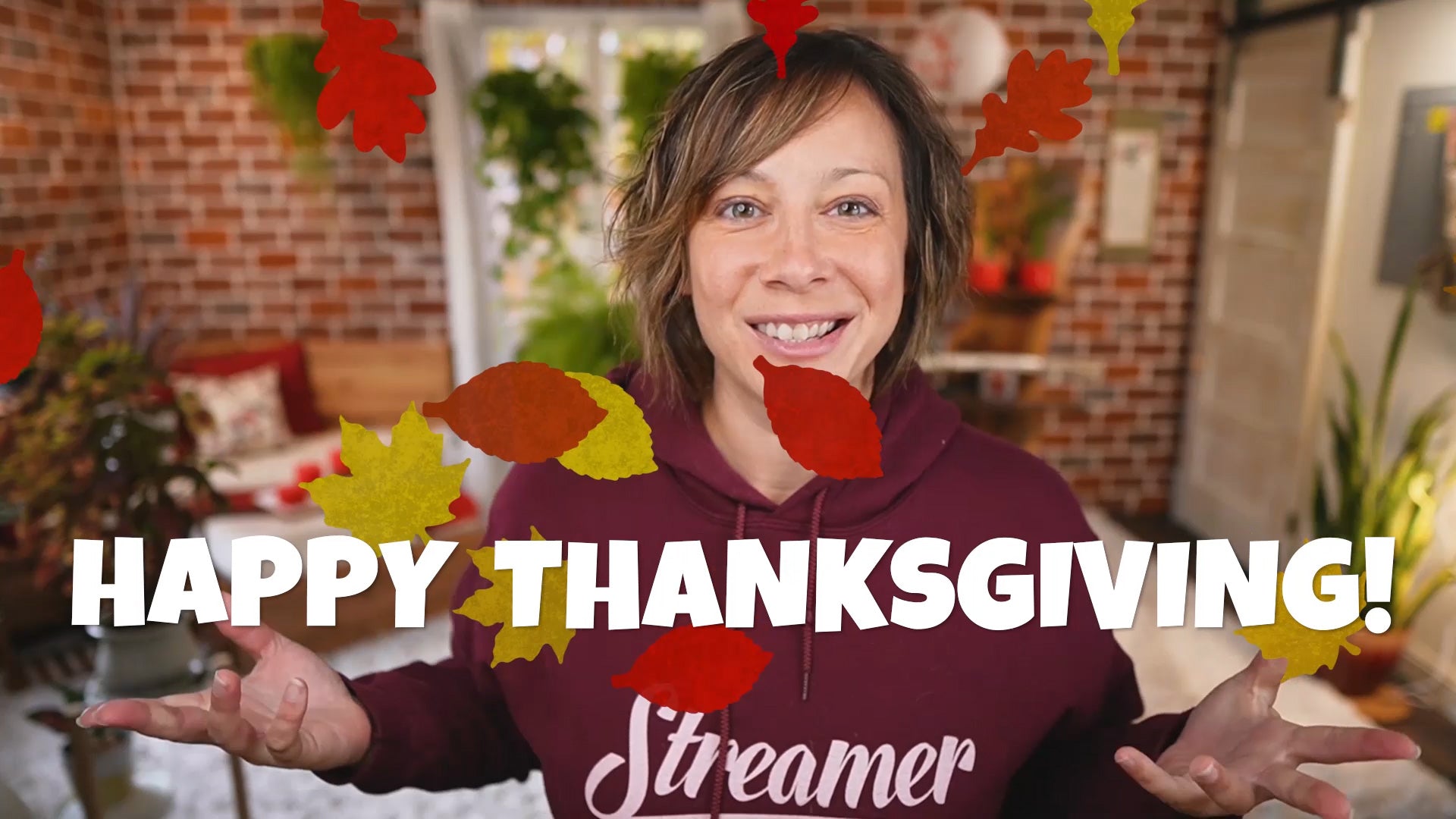  FREE Happy Thanksgiving / Falling Leaves Animation 