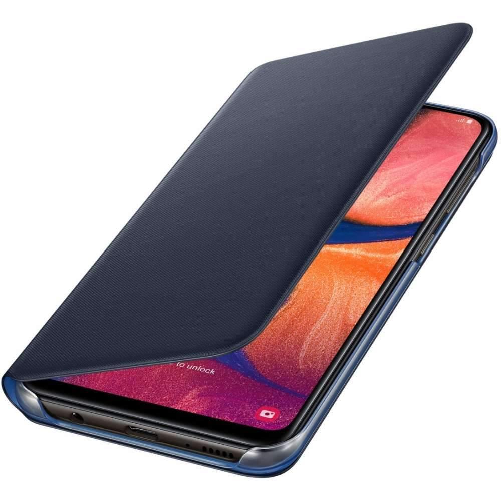 Official Samsung Galaxy A20e Wallet Flip Cover Case Black