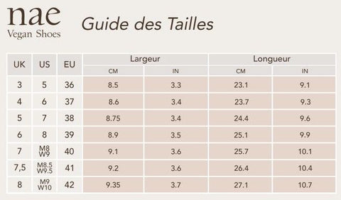 guide de taille