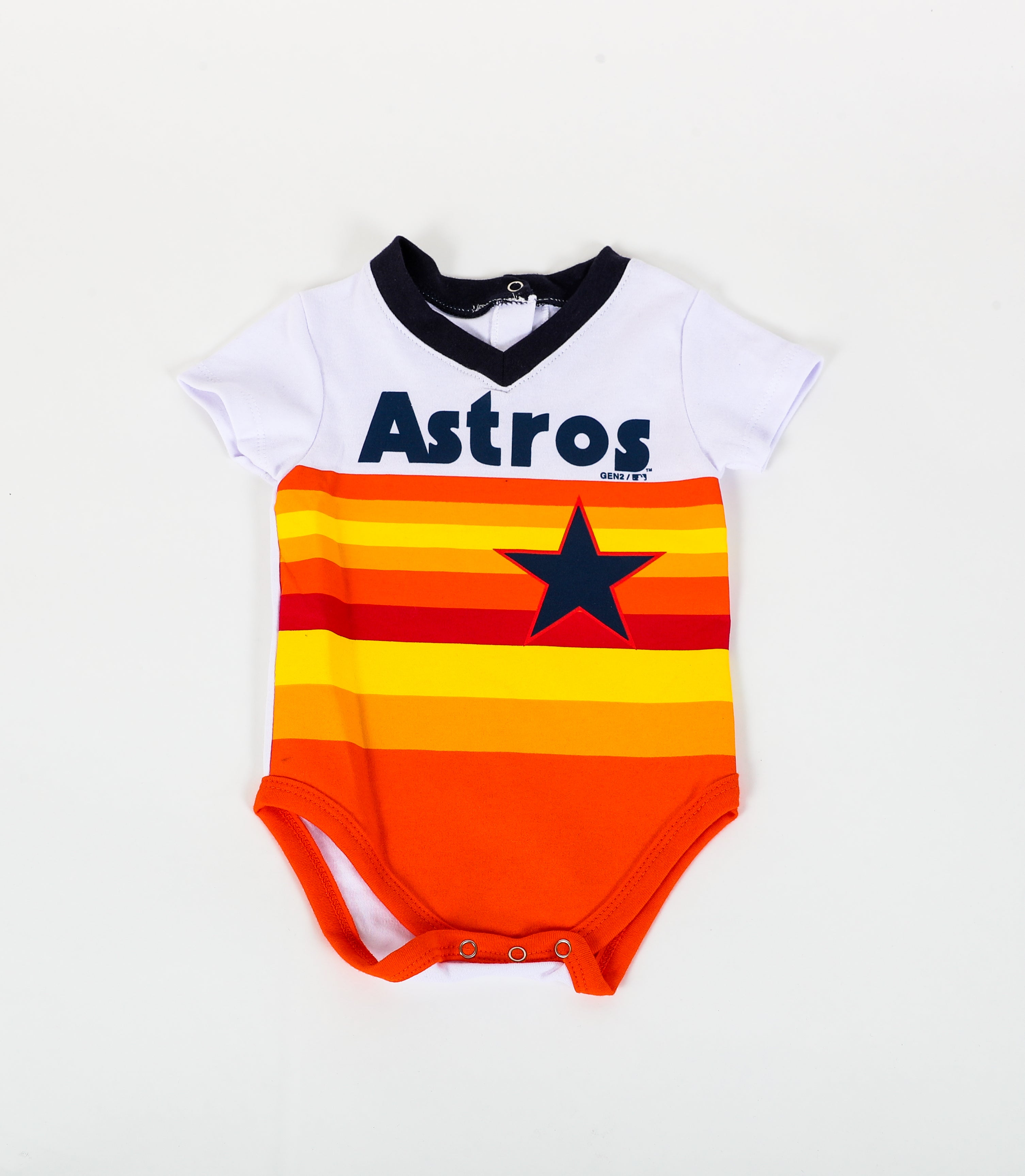 Download Houston Astros Toddler Outerstuff Rainbow Body Onesie Fayetteville Woodpeckers