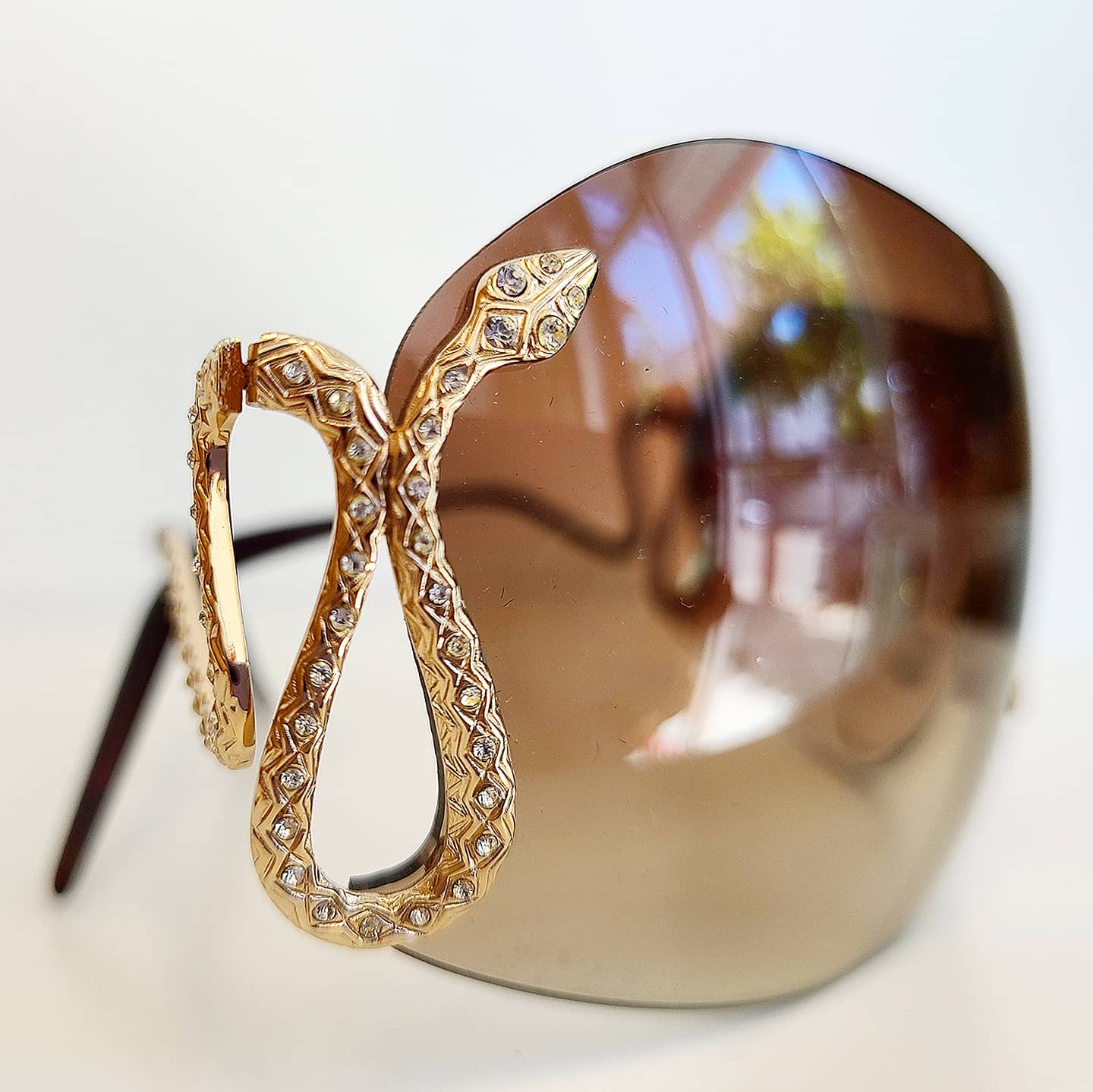 Midlertidig Folde Kristendom Roberto Cavalli Snake Sunglasses – Camille Design SF