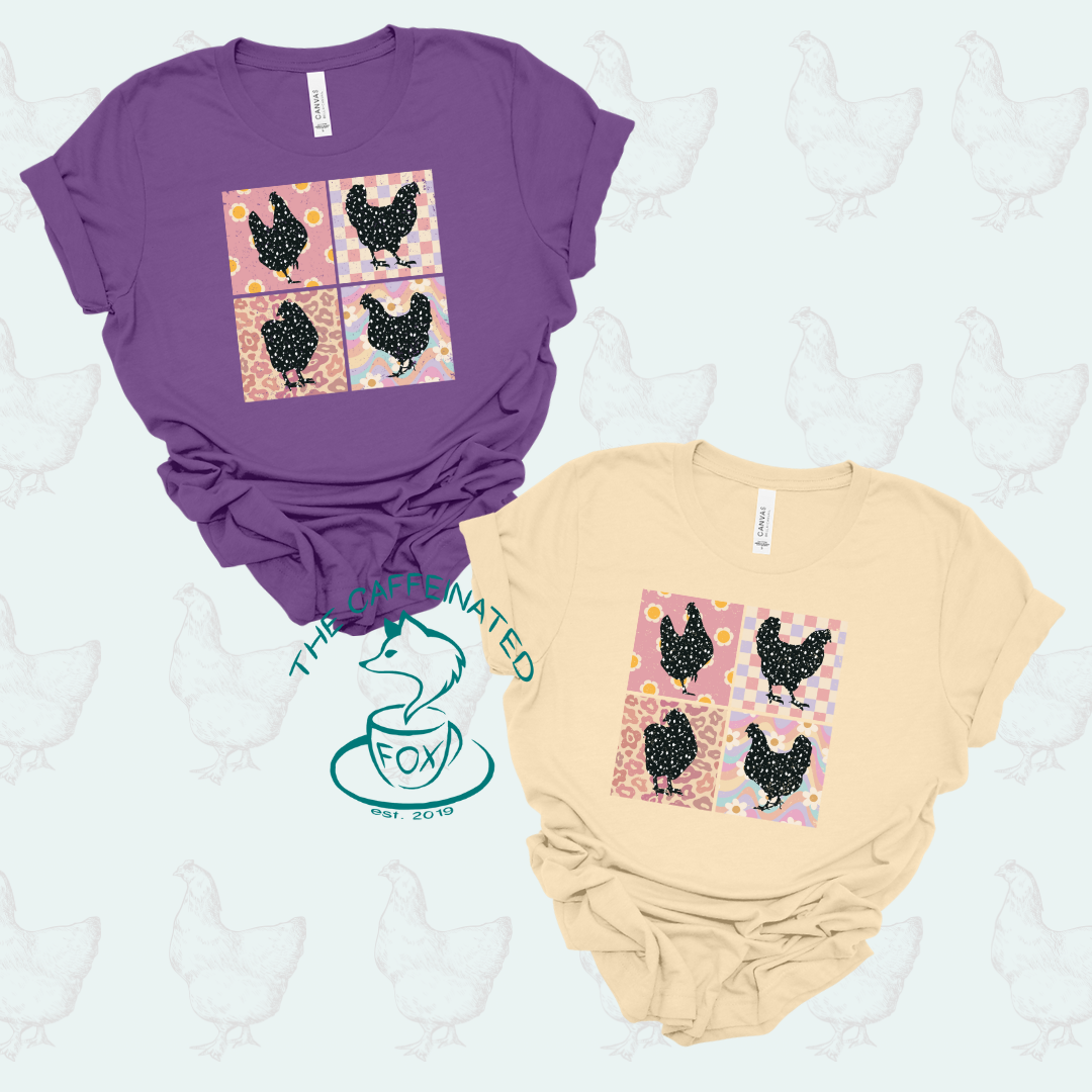 Retro Chickens