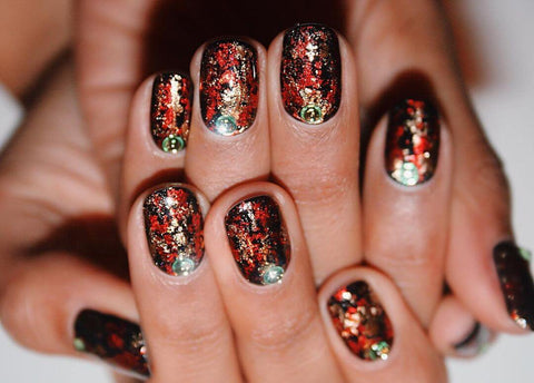 Christmas nail design