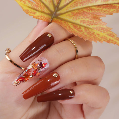 The Hottest Fall Nails Acrylic Designs In 2020: Fall Nail Colors,Fall Nails  Ideas,Fall Nail Art – Style Fashion