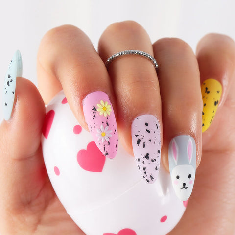 Spring-nail-art-design-Easter-nail-Bunny