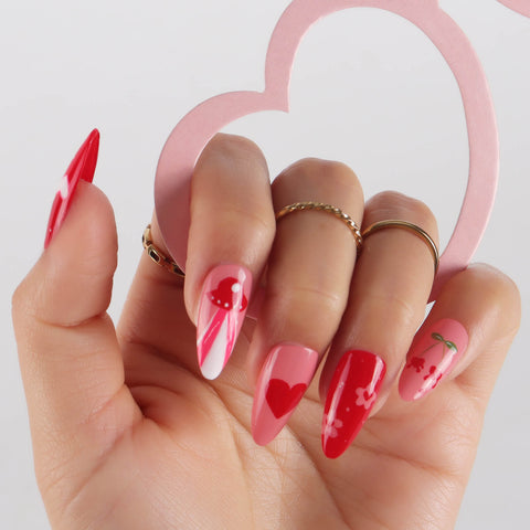 Spring-nail-art-design-red-nail
