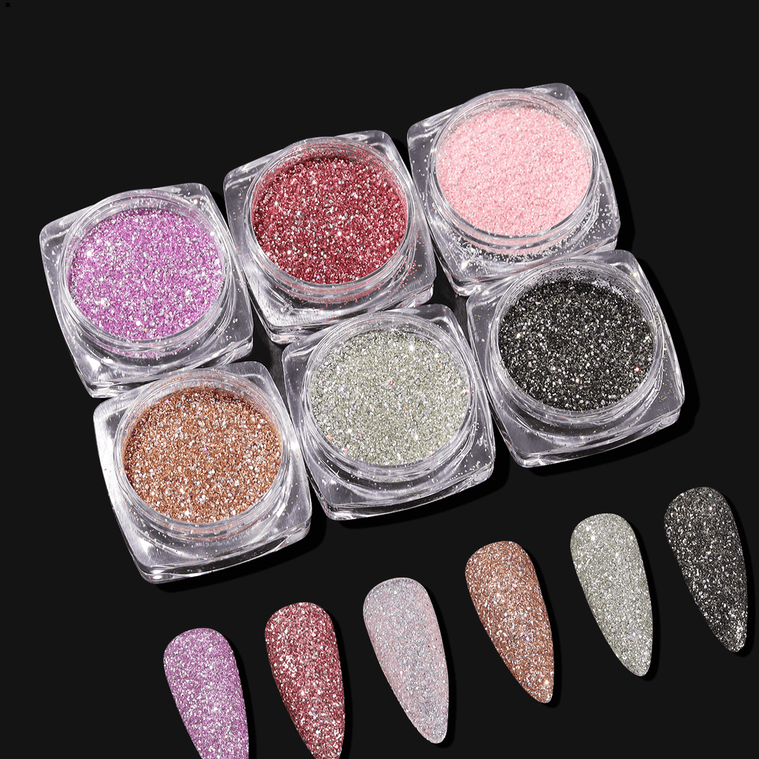 Nail Art Foil Flakes 6 Colors Set – Vettsy