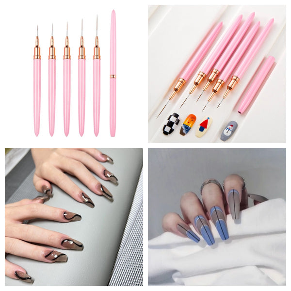 Cómo utilizar los 5 pinceles y herramientas básicas para decorar uñas 