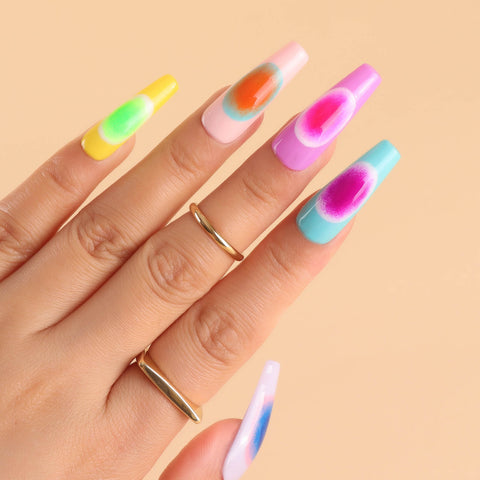 neon-nail-design-for-summer-Aura- nails