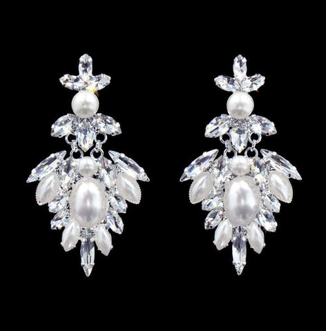 #16546 - Pearl Petals Drop Earring