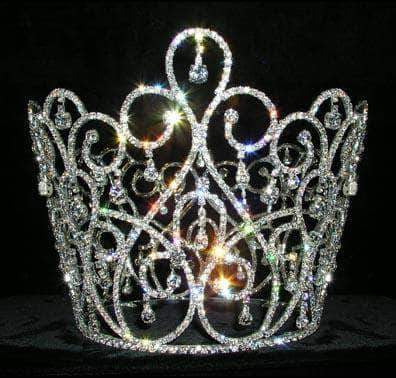 Crystal Waterfall Queen Crown