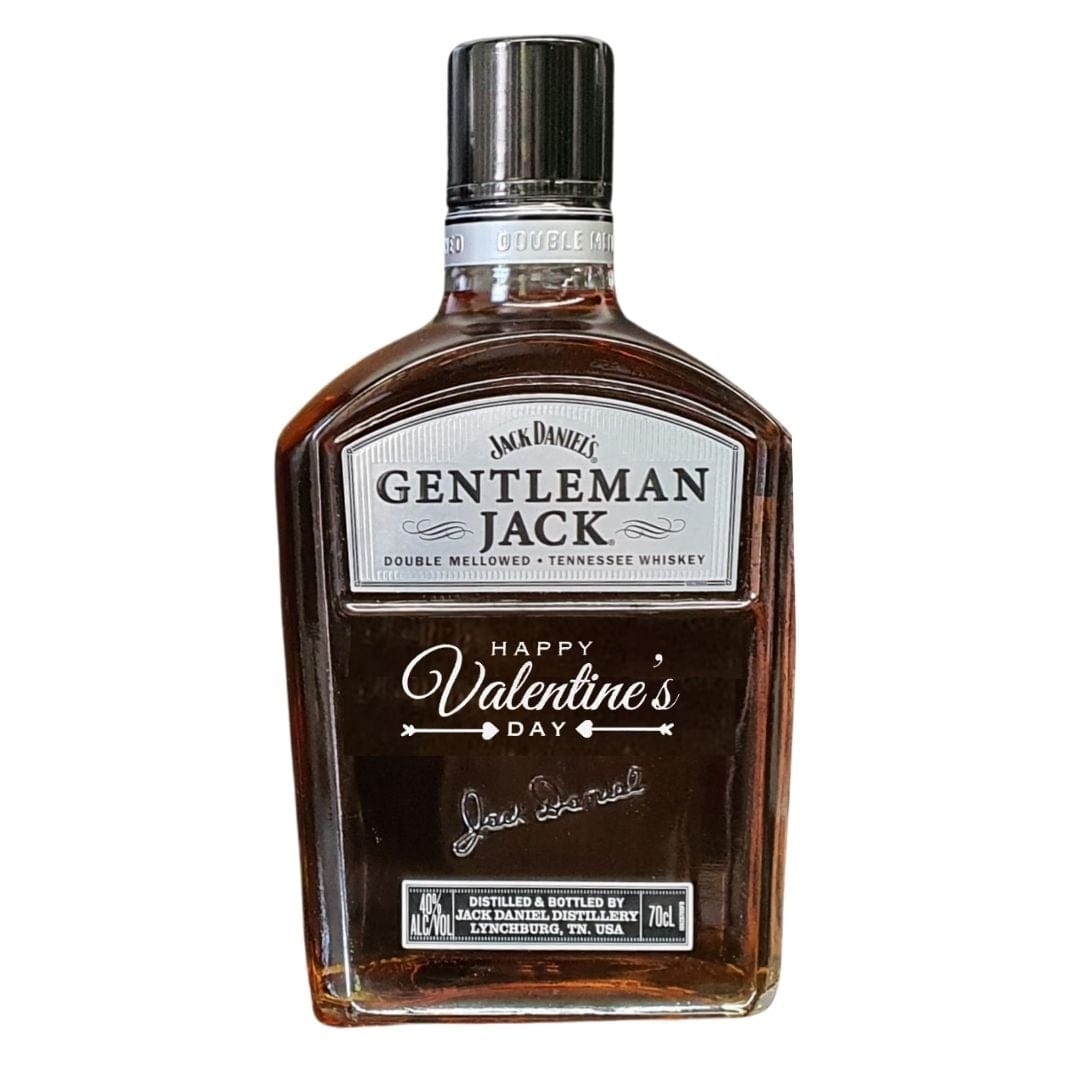 Gentleman Jack Valentines Day Engraved Bottle Bourbon Whiskey | The ...