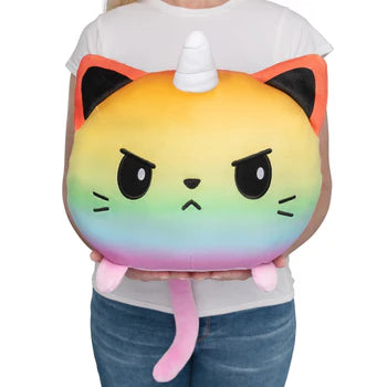 TeeTurtle: Giant Moody Kittencorn Plushie
