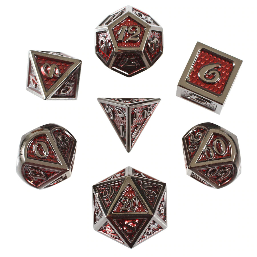 Red Dragonhide Set of 7