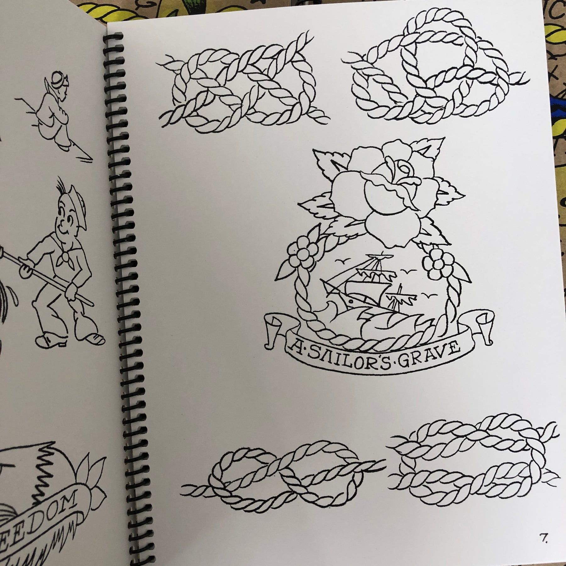 sailor jerry coloring pages