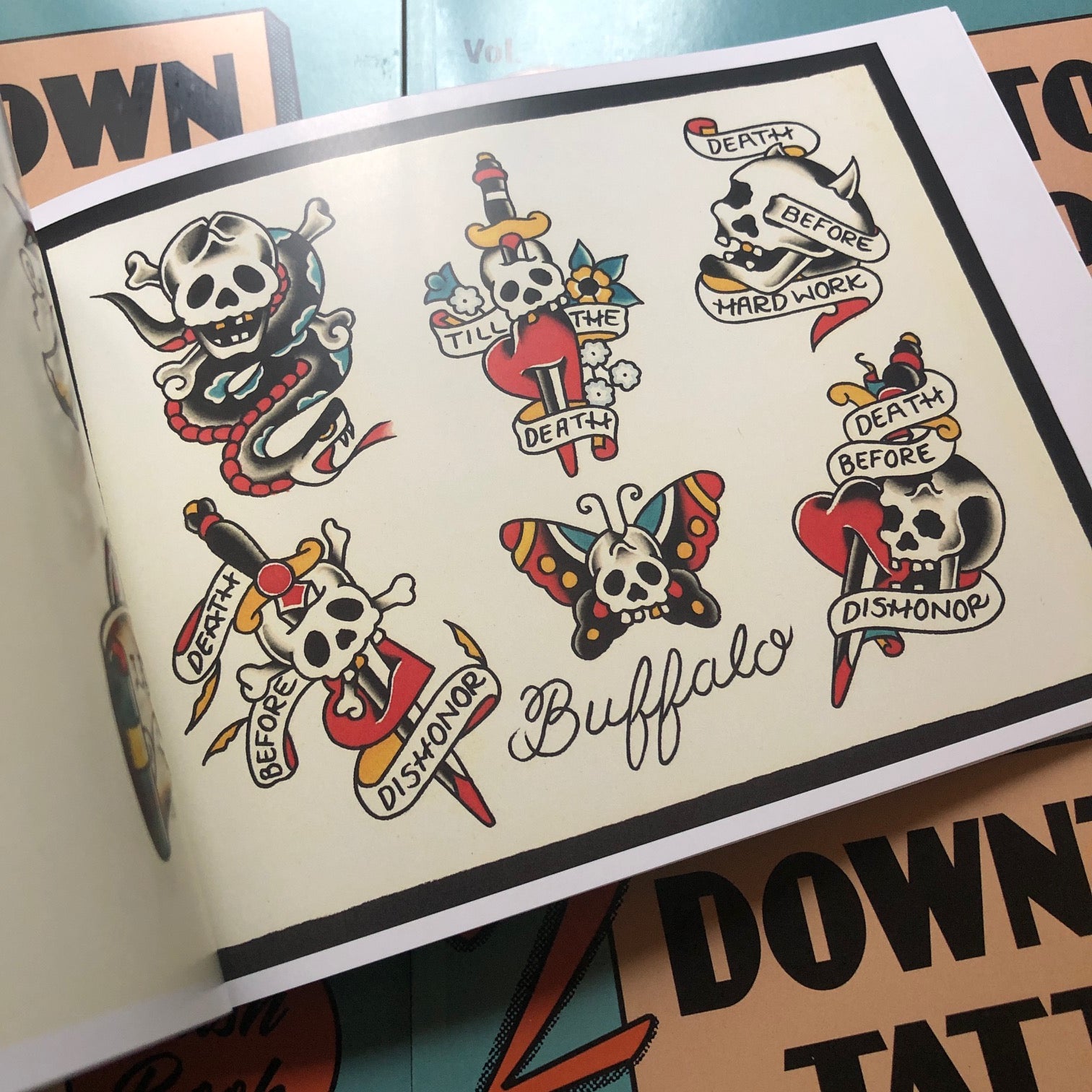 Tattoo Book  Downtown Tattoo Flash Vol 2  Nordic Tattoo Supplies