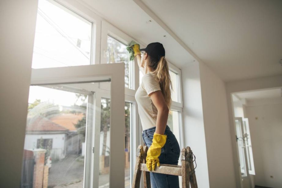 ménage printemps nettoyer les vitres