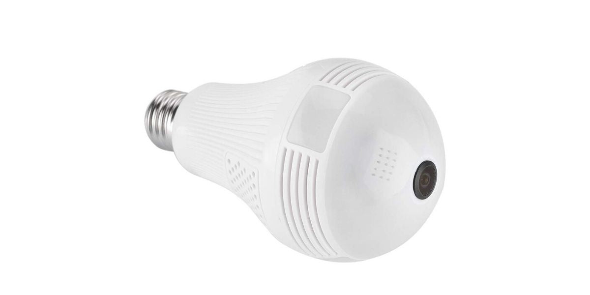 Camera de Vigilancia Discreta Lampada Wireless Panorâmica