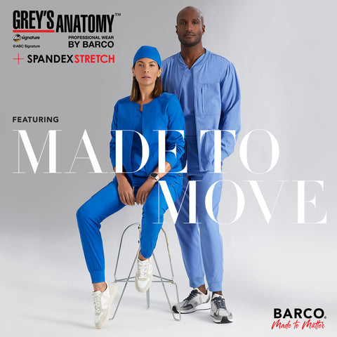 Made to Move Greys Anatomy Spandex Stretch Collection
