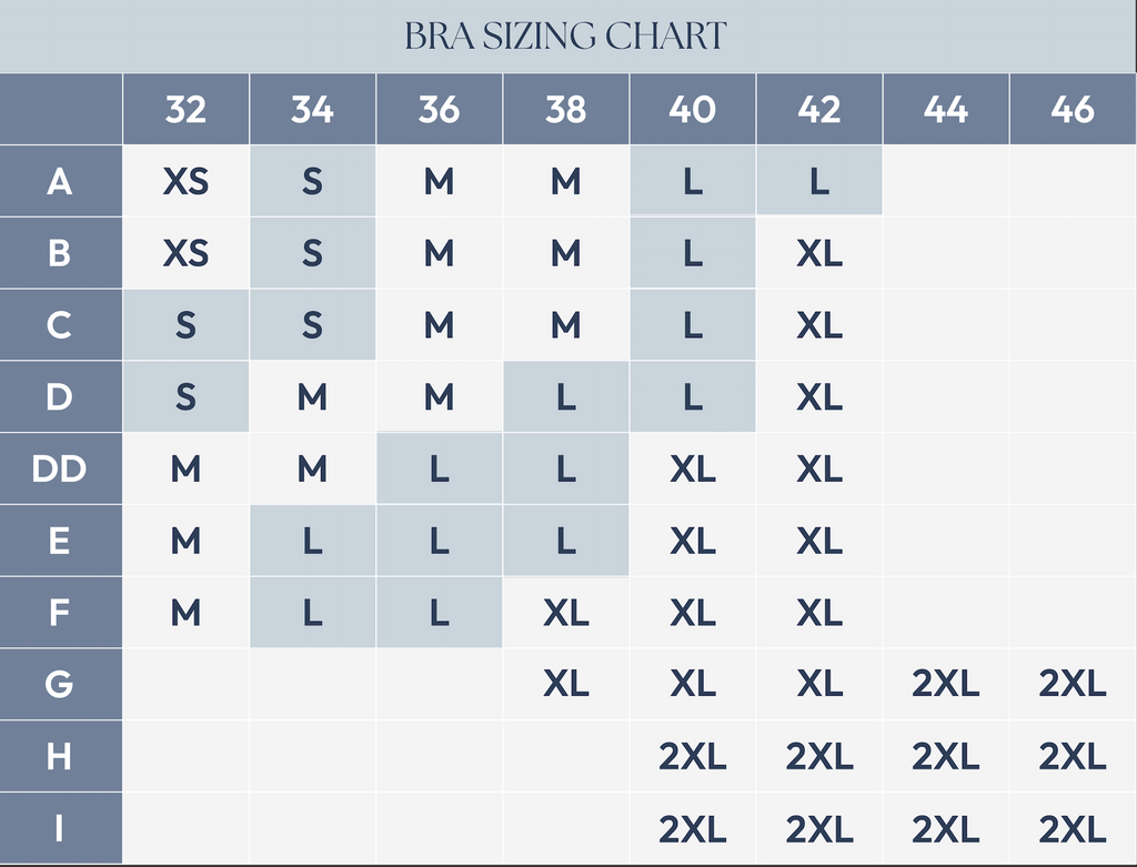 Larkin X Size Guide