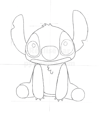 Comment dessiner Stitch ?