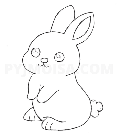 pupilles lapin kawaii