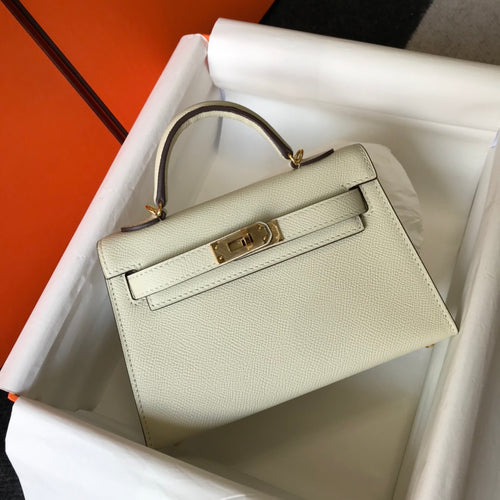 hermes mini kelly brown