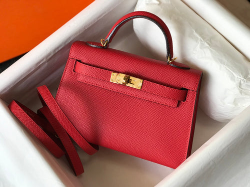 hermes mini kelly brown