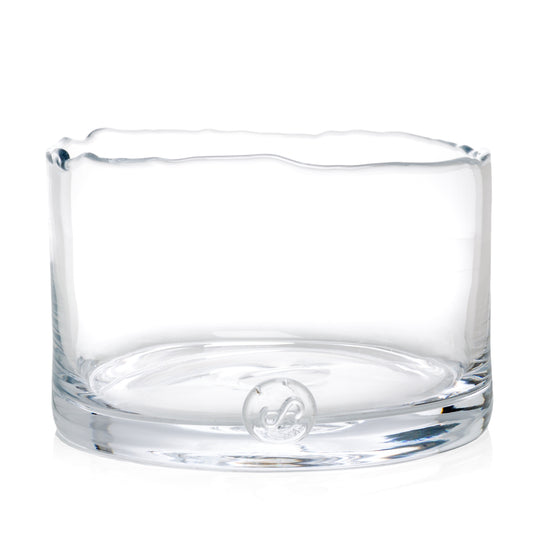 Mozes Scissor-Cut Water Glass, 10.5 oz. - Hudson Grace