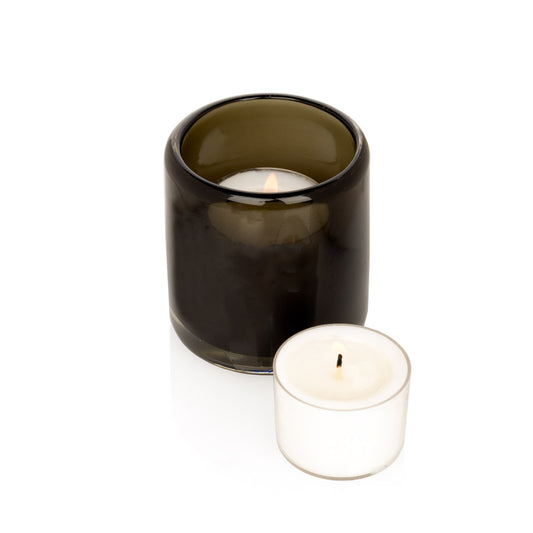 Small Clear Votive Glass Candle Holder - Hudson Grace