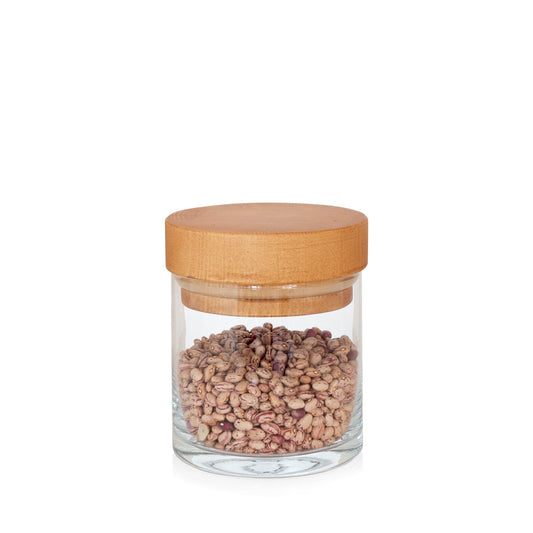 Medium Glass Storage Canister with Wood Lid - Threshold™