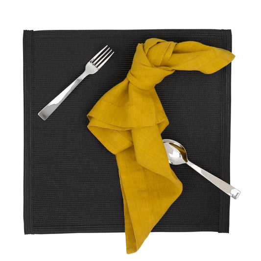 Oversized Washed Linen Dinner Napkin Set of 4 - Hudson Grace