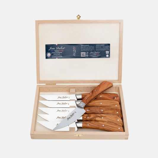 Set of Six Forged Steak Knives