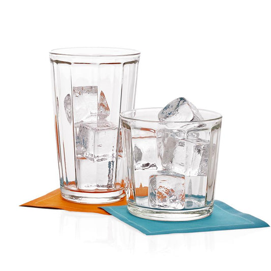 Crystalia Philadelphia Highball Glasses, Set of 6