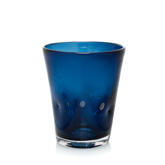 Jacob Scissor-Cut Glass Tumbler, 8 oz. - Hudson Grace