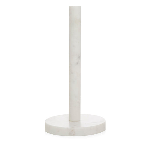 White Marble Paper Towel Holder - Hudson Grace