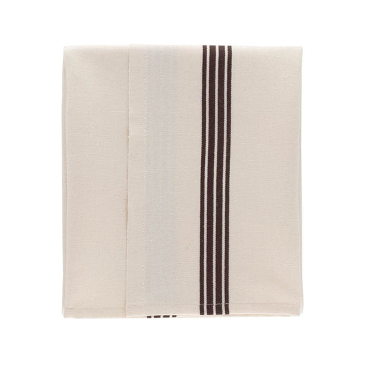 Linen Tea Towel  Brown Stripe - The Phoenix