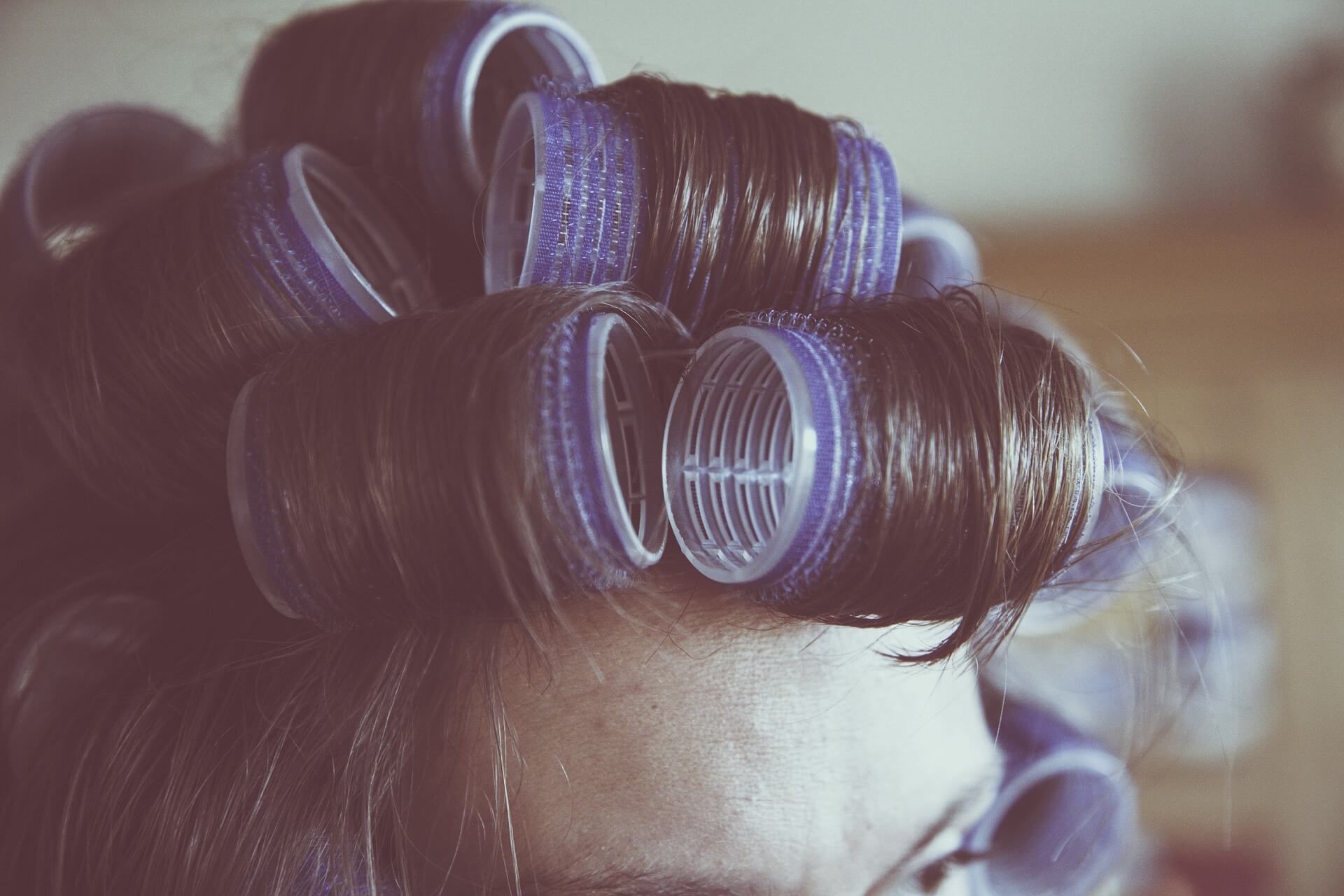 Curly hairstyle