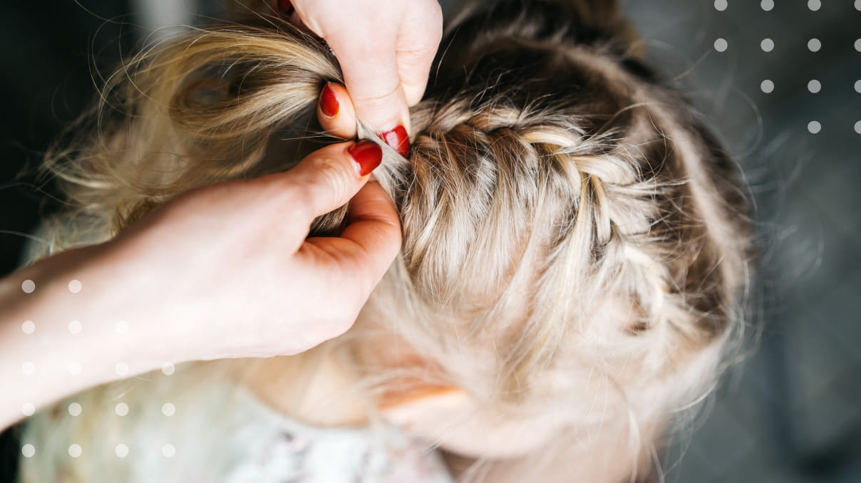 Evening Hairstyle with Fresh Flowers in Rustic Boho Style, Woman from  Behind Stock Image - Image of decoration, care: 156493661