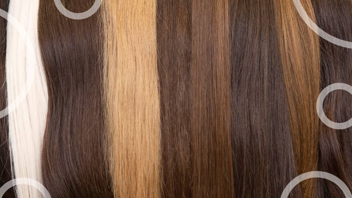 Hair extensions colors