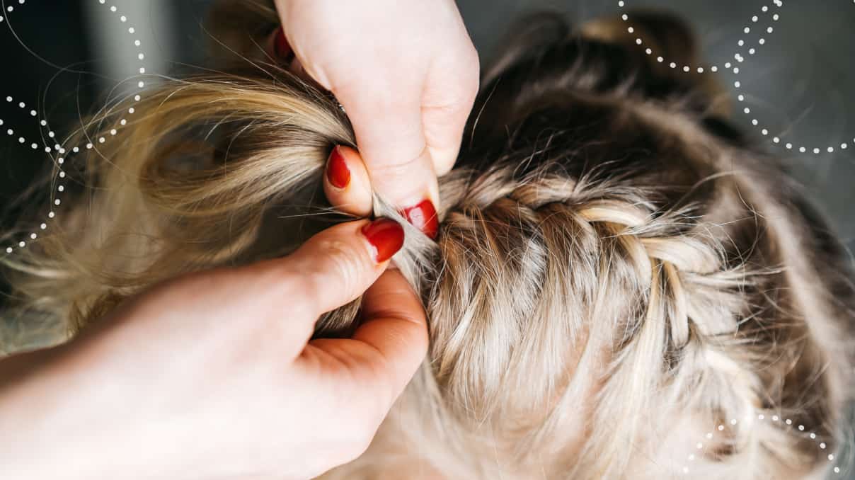 How to braid your hair originally?