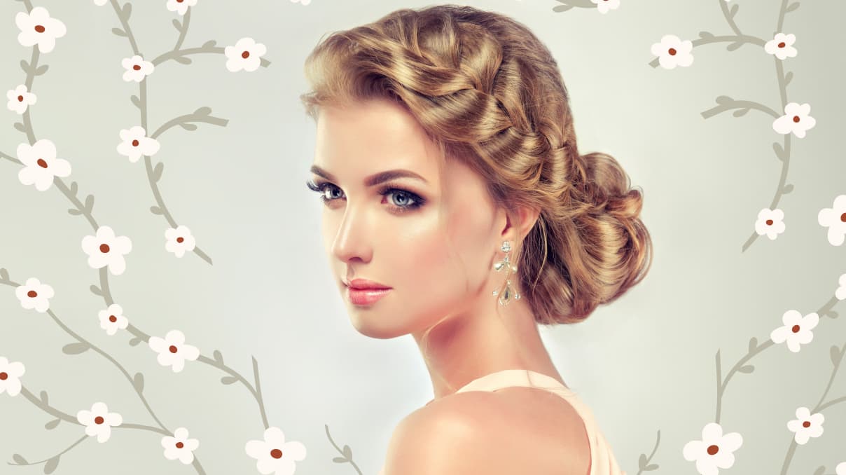 Hairstyle romantic headband