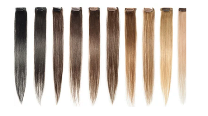 Expensive Hair Extentions with Different Colors