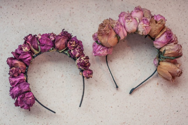 Flower accent headbands